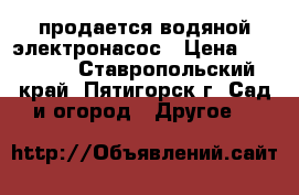 продается водяной электронасос › Цена ­ 15 000 - Ставропольский край, Пятигорск г. Сад и огород » Другое   